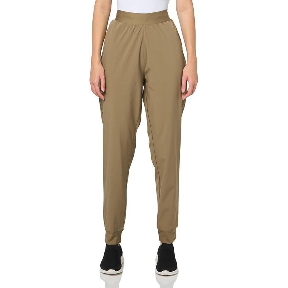 Under Armour Rival Hi Rise Woven Pant Womens XL Brown NEW Joggers 1382727-251